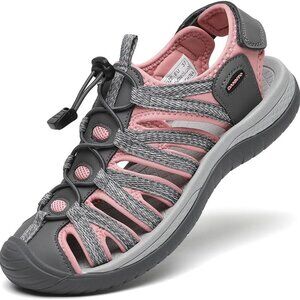 Women's Water Sandals Lightweight Breathable Anti-slip Closed Toe Outdoor